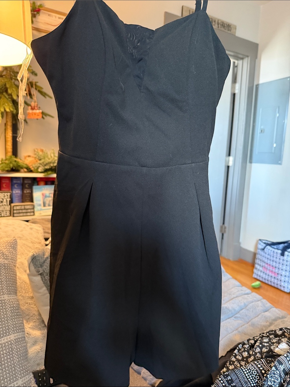 Trixxi Black Sleeveless Romper Jumpsuit